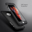 Vaku ® Apple iPhone 6 / 6S 360 Full Protection Metallic Finish 3-in-1 Ultra-thin Slim Front Case + Tempered + Back Cover