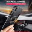 Vaku ® Vivo V11 Pro Falcon Metal Ring Grip Kickstand Shockproof Hard Bumper Dual Layer Rugged Case Cover