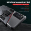 Vaku ® Vivo V19 Falcon Metal Ring Grip Kickstand Shockproof Hard Bumper Dual Layer Rugged Case Cover