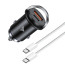 Vaku ® Fast Car Charger with Power Delivery - Quick Charge iPhone, Samsung & All Android Devices