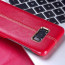 Vorson ® Samsung Galaxy Note 8 Lexza Series Double Stitch Leather Shell with Metallic Camera Protection Back Cover