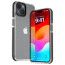 Vaku Luxos ® Apple iPhone 14 Vortex Gel Cushion Slim Fit Shockproof Crystal Clear Camera Metal Ring Back Cover