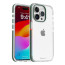 Vaku Luxos ® Apple iPhone 15 Pro Max Vortex Gel Cushion Slim Fit Shockproof Crystal Clear Camera Metal Ring Back Cover