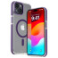 Vaku Luxos ® Apple iPhone 14 Vortex Magpro Gel Cushion Slim Fit Shockproof Crystal Clear Camera Metal Ring Certified Mag-Safe Back Cover