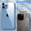 Vaku Luxos ® For Apple iPhone 13 Pro Max Glassy Series Non-Yellowing TPU Shockproof Scratch Resistant Slim Thin Protective Cover [ Only Back Cover ]