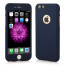 i-Paky ® Apple iPhone 6 / 6S 360 Full Protection Metallic Finish 3-in-1 Ultra-thin Slim Front Case + Tempered + Back Cover