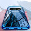 Vaku ® Samsung Galaxy S10 Plus CAUSEWAY Series Electroplated Shine Bumper Finish Full-View Display + Ultra-thin Transparent Back Cover