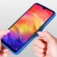 VAKU ® Xiaomi Redmi Note 7 / Note 7 Pro Glossy Marble with 9H hardness tempered glass overlay Back Cover