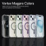 Vaku Luxos ® Apple iPhone 14 Vortex Magpro Gel Cushion Slim Fit Shockproof Crystal Clear Camera Metal Ring Certified Mag-Safe Back Cover