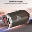 Vaku ® Fast Car Charger with Power Delivery - Quick Charge iPhone, Samsung & All Android Devices