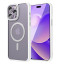 Vaku Luxos ® Apple iPhone 14 / 14 Plus / 14 Pro / 14 Pro Max Translucent MagPro Armor Series Slim Protective Metal Camera Case Back Cover [ Only Back Cover ]