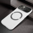 Vaku ® Apple iPhone 15 Premium Polarized Leather Texture Full Lens Protection Silicon Back Cover Case