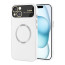 Vaku ® Apple iPhone 15 Plus Premium Polarized Leather Texture Full Lens Protection Silicon Back Cover Case
