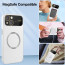 Vaku ® Apple iPhone 14 Premium Polarized Leather Texture Full Lens Protection Silicon Back Cover Case