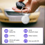 Vaku Luxos® ORLOK Tag Air GPS Tracker Smart Tag Item Finder Keychain for Luggage, Pets, Bag Compatible with Apple Find My App MFi Certified with Replaceable Battery
