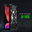 Vaku ® Apple iPhone X / XS Luminous Batmask Magnetic Metal Shock-Proof Anti-Fall Bumper Back Cover