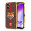 Vaku ® Vivo Y16 Lynx Designer Leather Pattern Gold Electroplated Soft TPU Back Cover Case